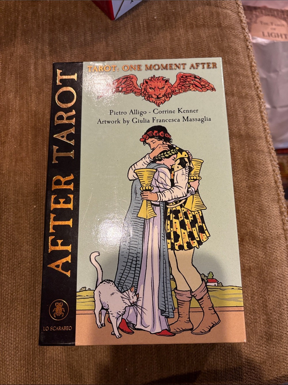 After Tarot Deck — Illustrated Tarot Card Set in Pale Green & Black